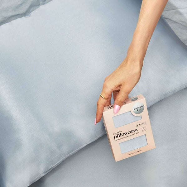 Standard Satin Pillowcase - Haze Blue