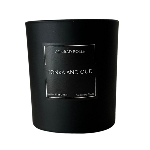 Tonka & Oud Candle - Conrad Rose