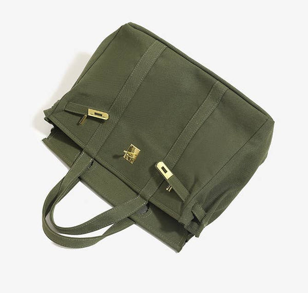 Handmade Premium Cotton Canvas Boat Bag Solid Color Preorder