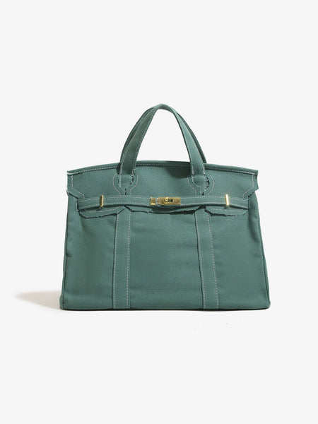 Handmade Premium Cotton Canvas Boat Bag Solid Color Preorder