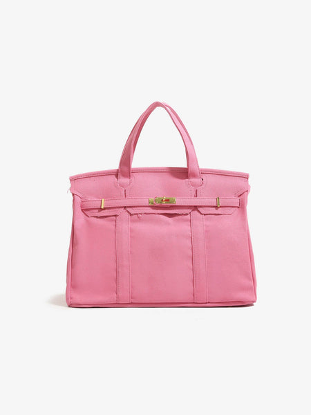 Handmade Premium Cotton Canvas Boat Bag Solid Color Preorder