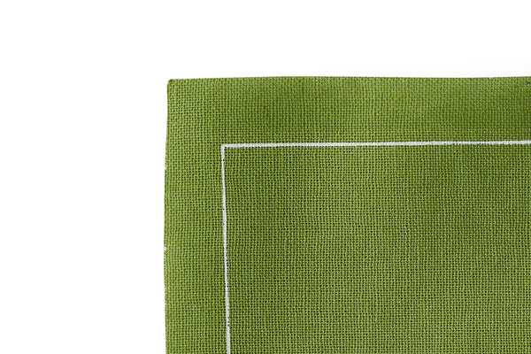 Olive Luxury Disposable 100% Cotton Cocktail Napkins