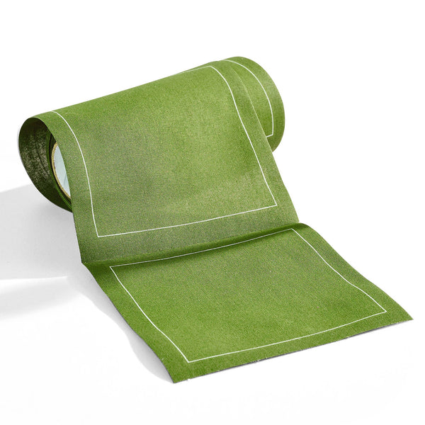 Olive Luxury Disposable 100% Cotton Cocktail Napkins