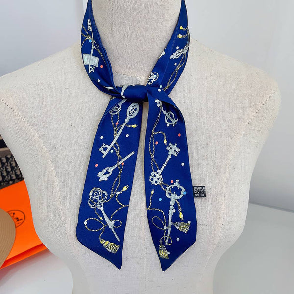 Key Ribbon Scarf and Round Box