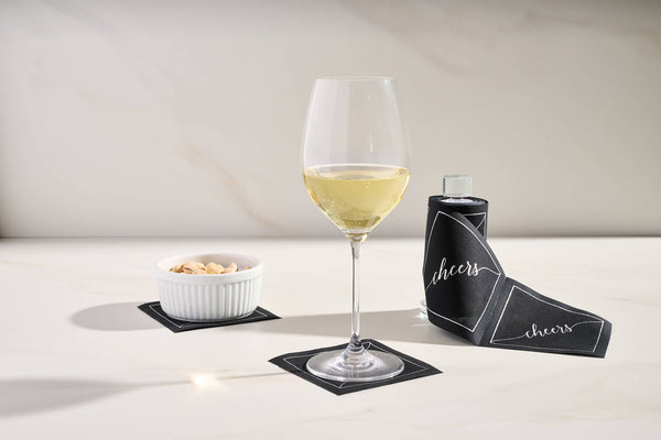 Glass Cocktail Napkin Stand