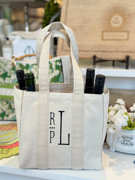 Wine Enthusiasts Tote - 4 Bottle