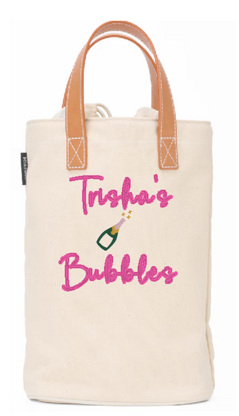Bubble's Custom Wine Tote