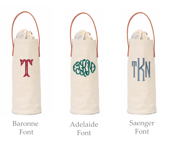 Single Bottle Wine Tote