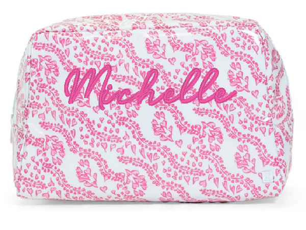 All Heary Pink Wash Bags