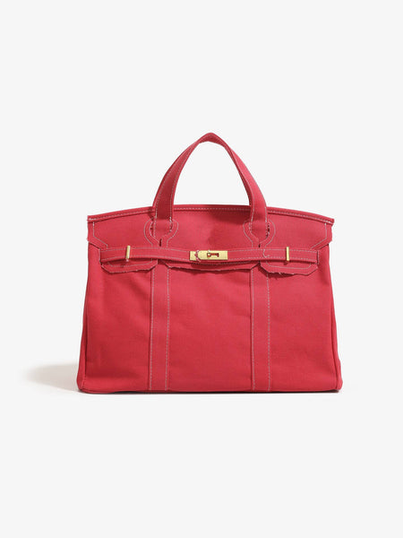 Handmade Premium Cotton Canvas Boat Bag Solid Color Preorder