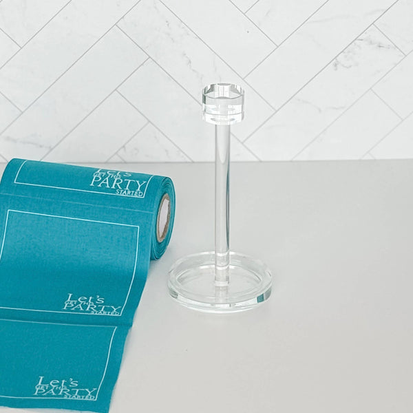 Glass Cocktail Napkin Stand