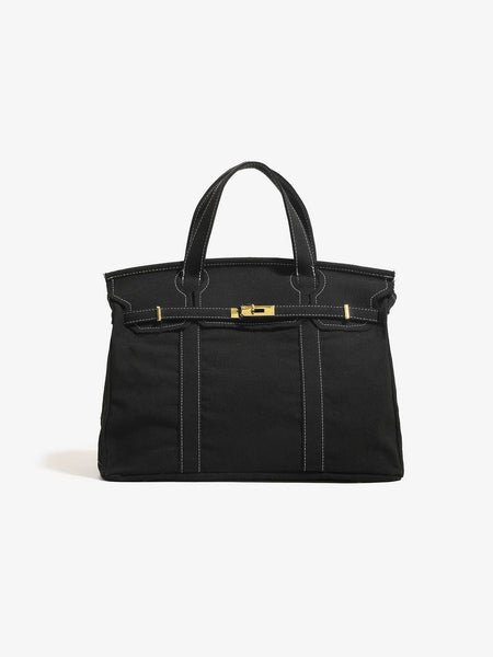 Handmade Premium Cotton Canvas Boat Bag Solid Color Preorder