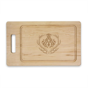 Monogrammed Grill Board - 24" Rectangle