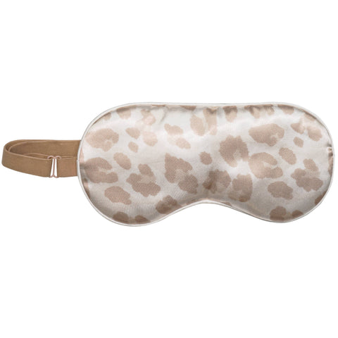 Satin Sleep Eye Mask - Leopard